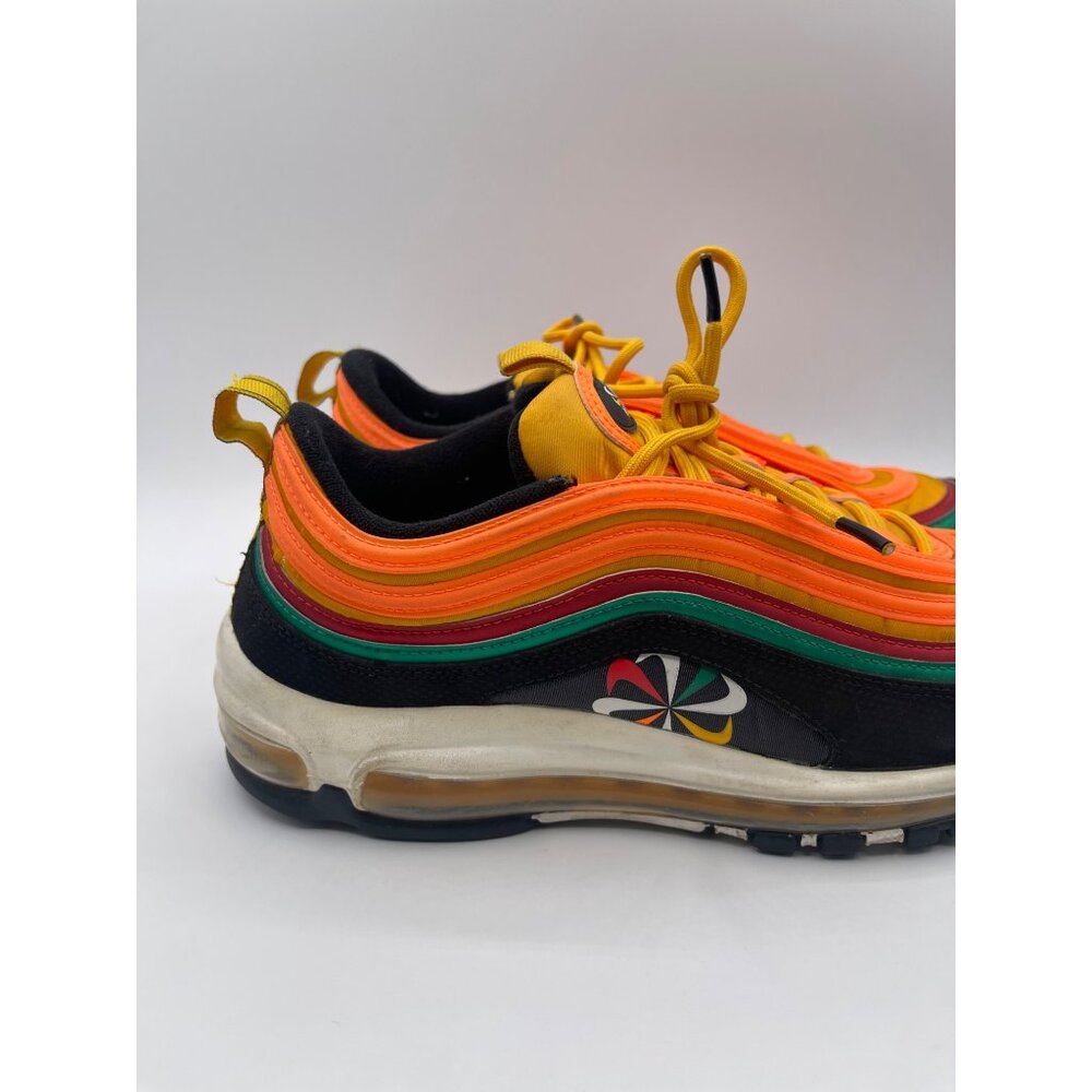 Nike Air Max 97 Sunburst Orange Pinwheel Logo 2019 CK9399-001 Men’s SZ 9 - Picture 3 of 8